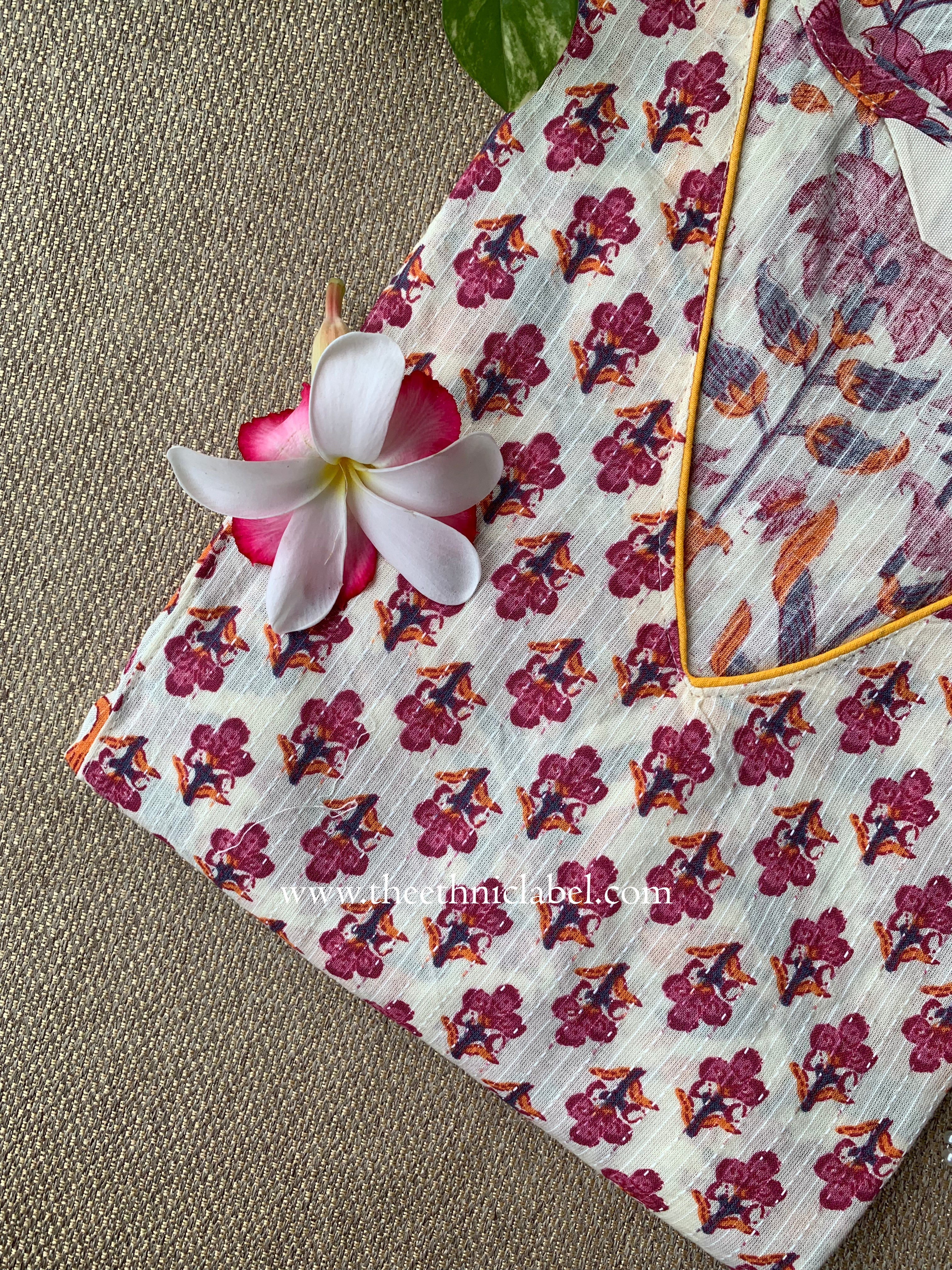 "Pratibha" Booti Cotton kurta