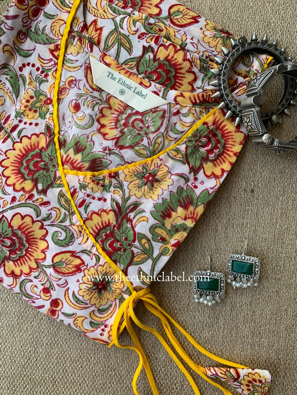 "Sooraj" Hand Block Printed Cotton kurta
