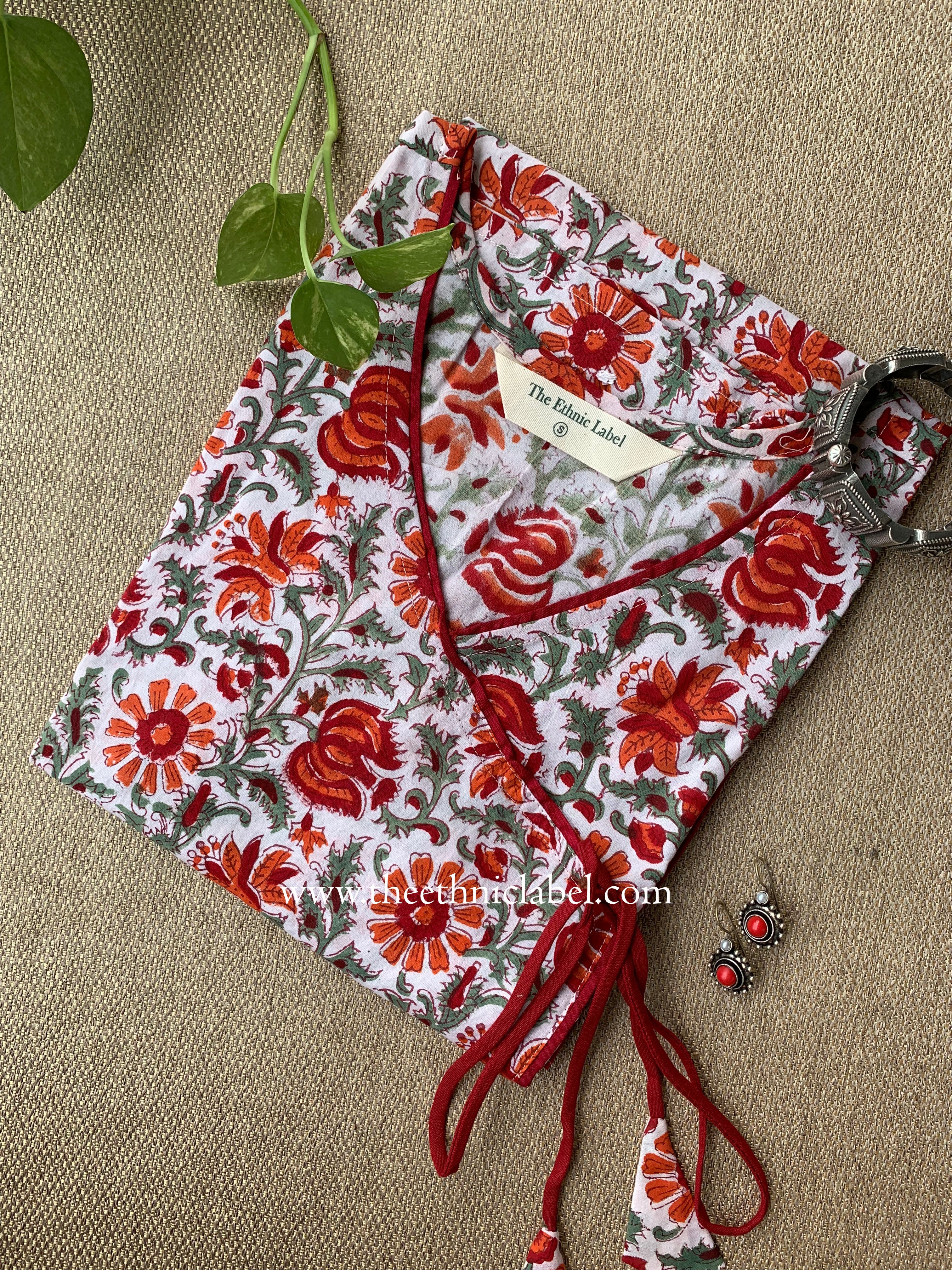 "Aranya" Hand Block Printed Cotton kurta