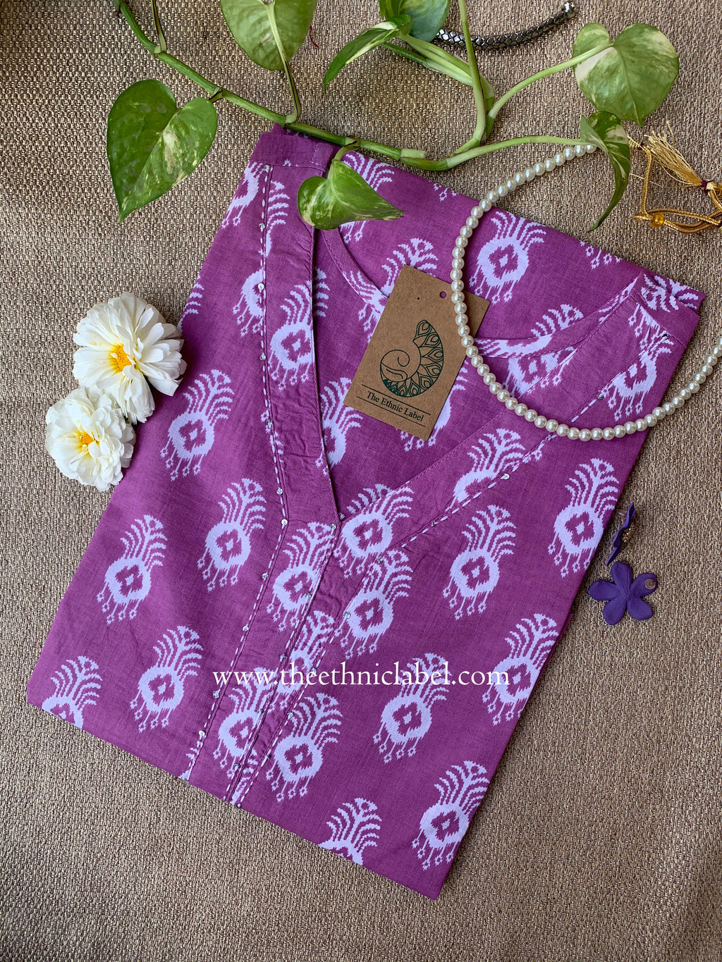 "Ketaki" Boota Cotton kurta