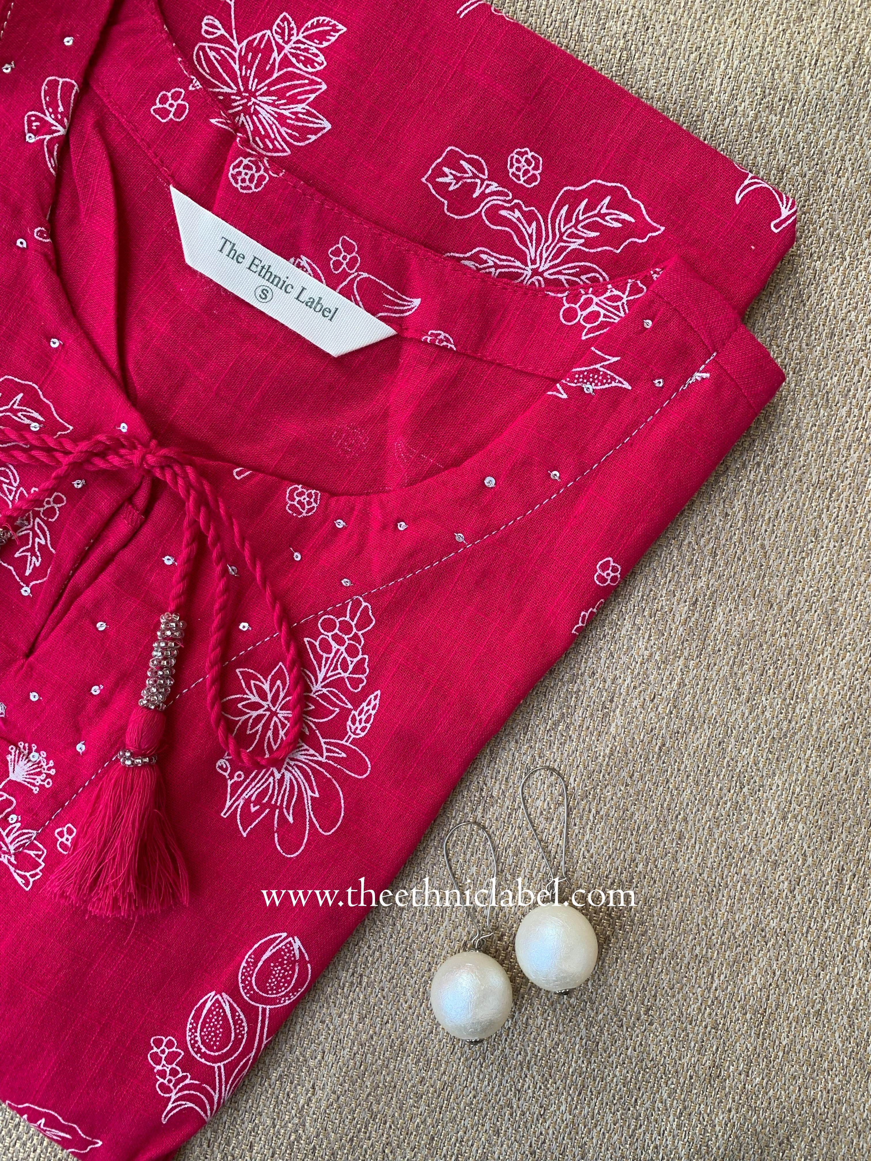 Zumar Rani Cotton kurta- M