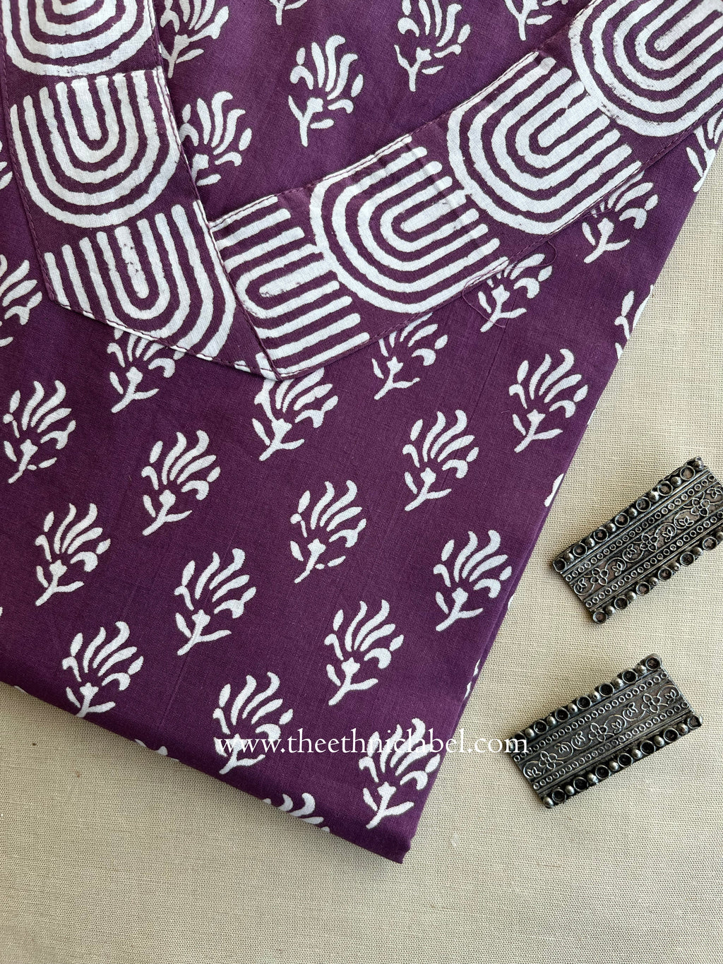 "Dastaan" Hand Block Printed Cotton Kurta