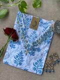 "Chand" Hand Work Embellished Cotton kurta - S
