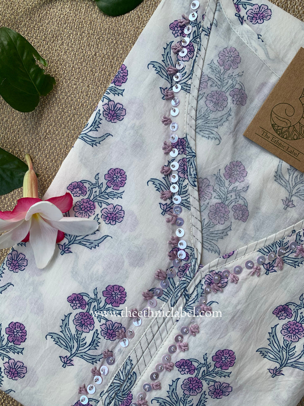 "Kainat" Handwork Cotton Kurta- XS