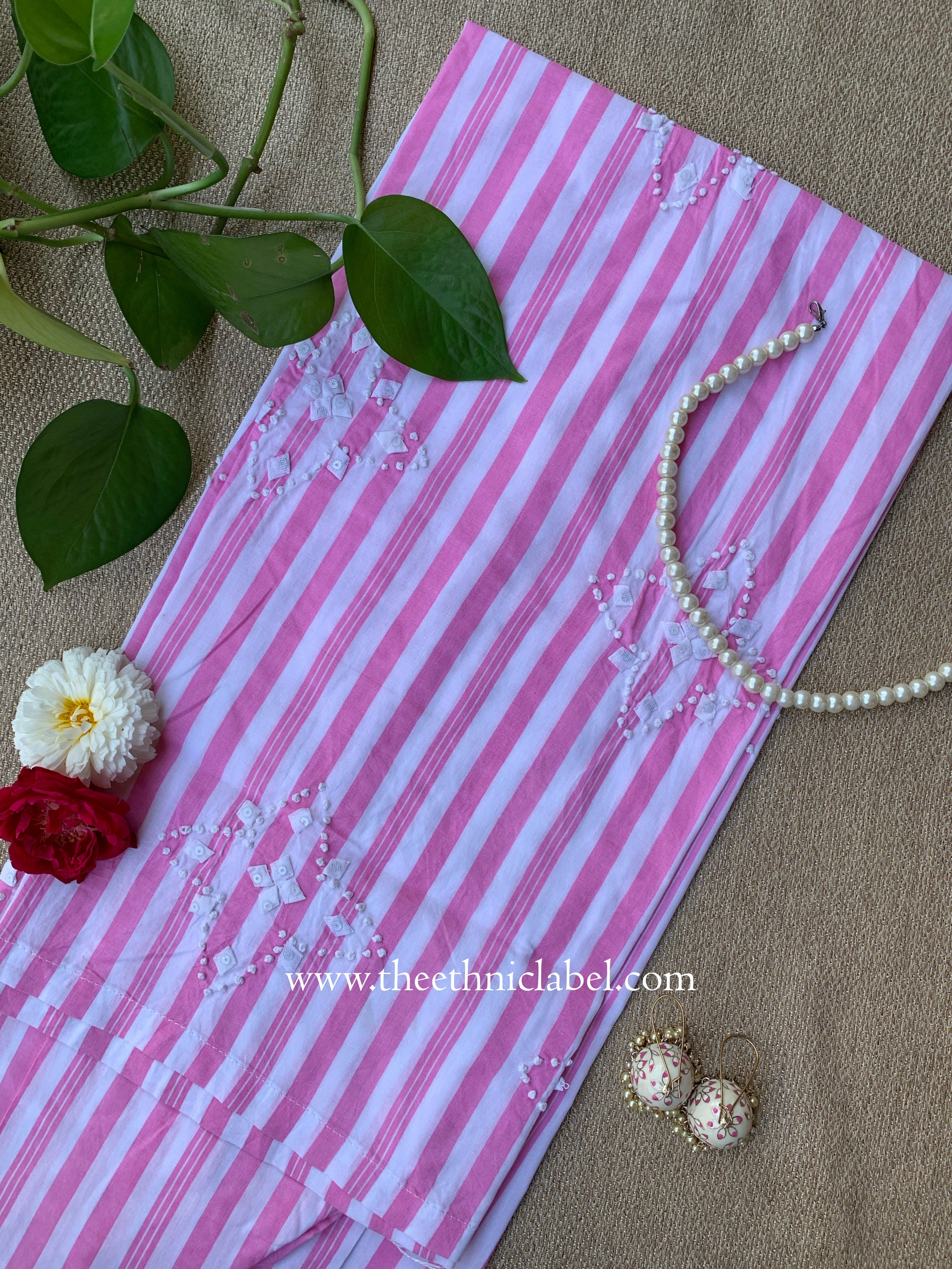 "Kumud" Embroidered Cotton kurta