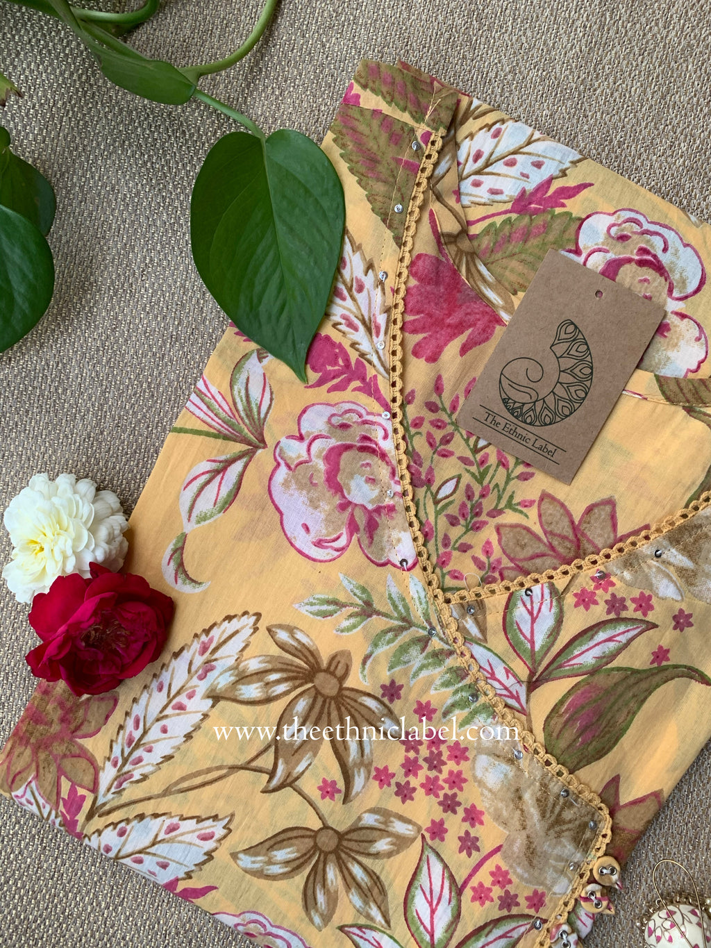 Khushi Angrakha Cotton kurta