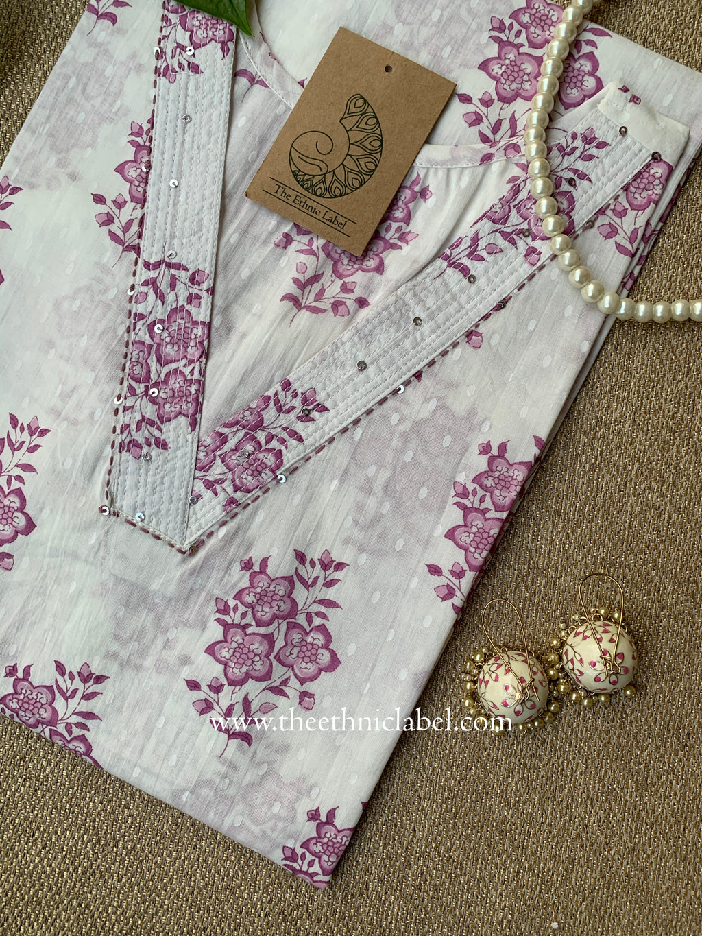 "Shukar" Kantha Cotton kurta- S, XXL