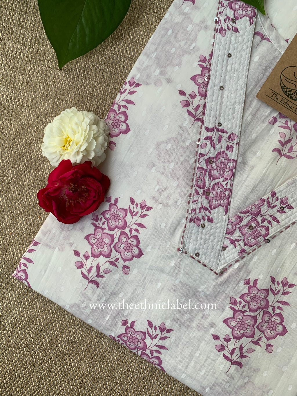 "Shukar" Kantha Cotton kurta- S, XXL