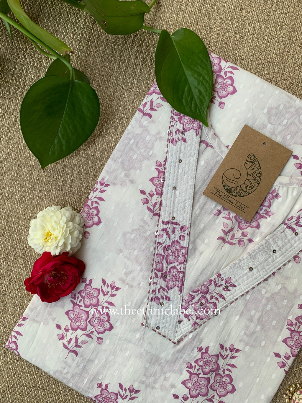 "Shukar" Kantha Cotton kurta- S, XXL