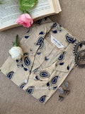 "Anaya" Hand Block Printed Cotton Shirt