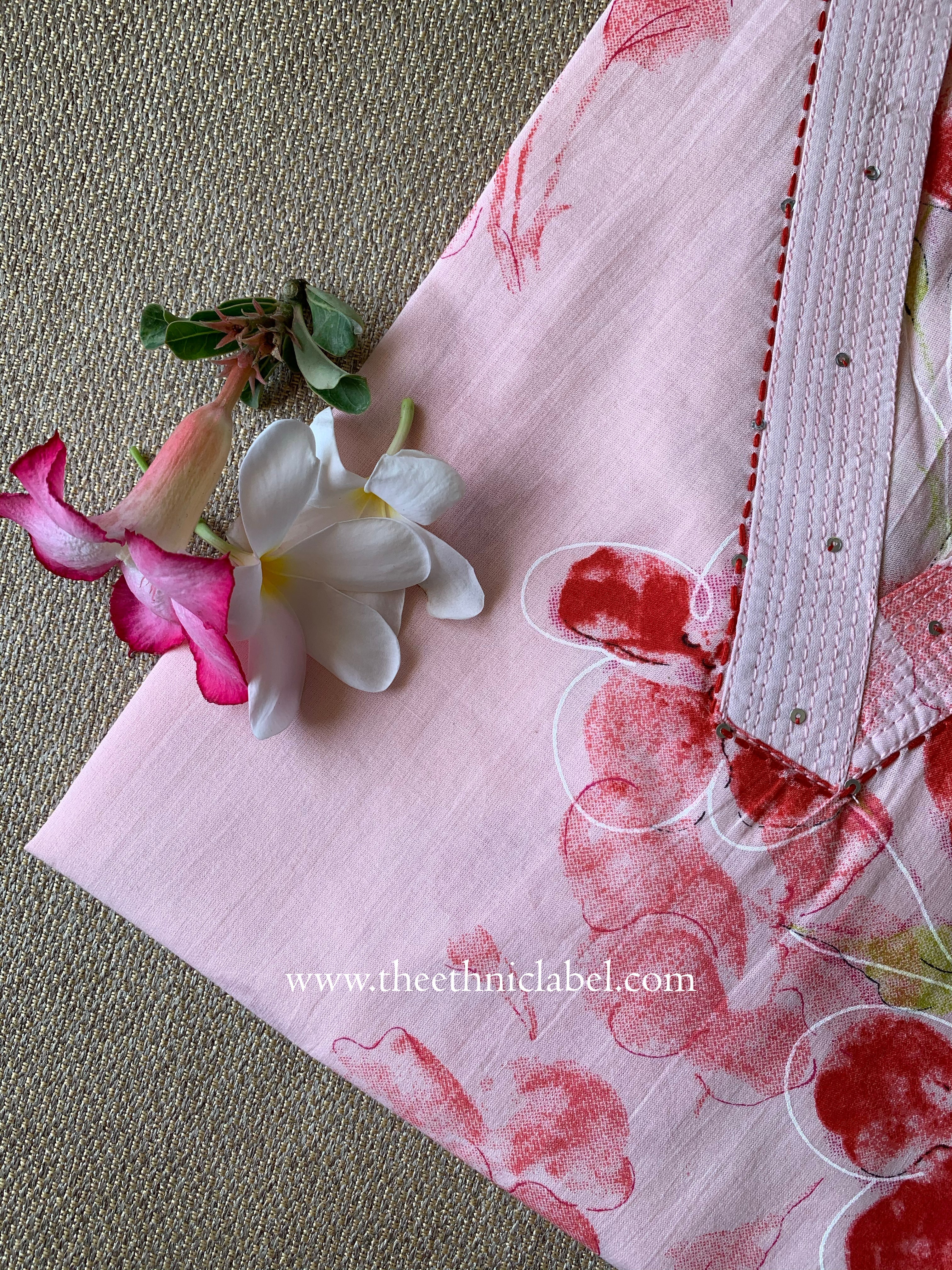 "Prerna" Kantha Cotton kurta