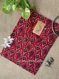 "Milan" Ikat Cotton kurta- S
