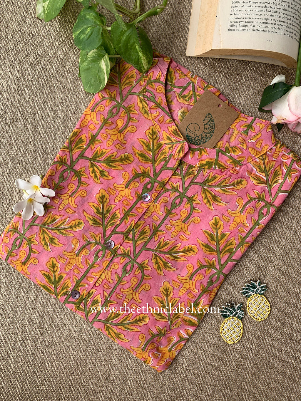 Shikha Block Printed Cotton Short kurta