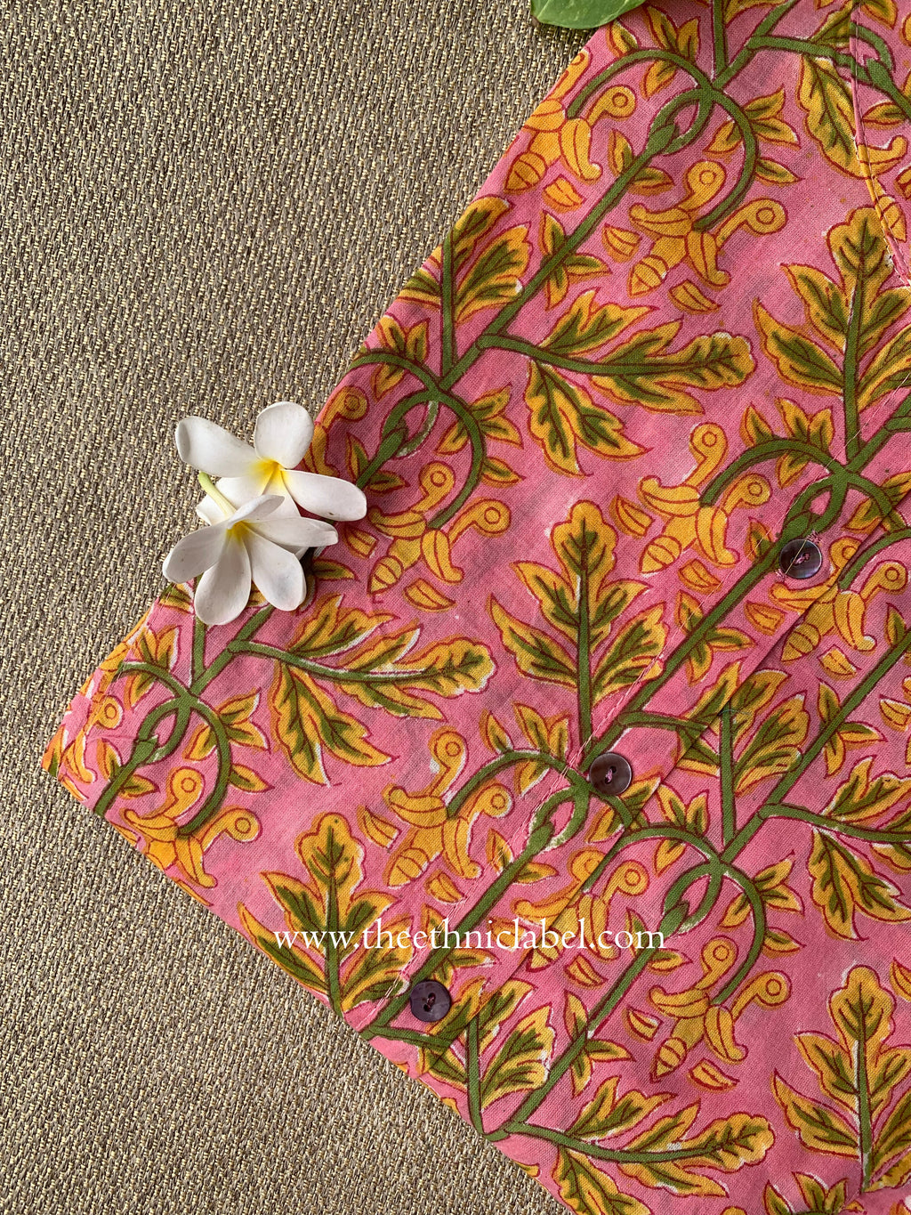Shikha Block Printed Cotton Short kurta