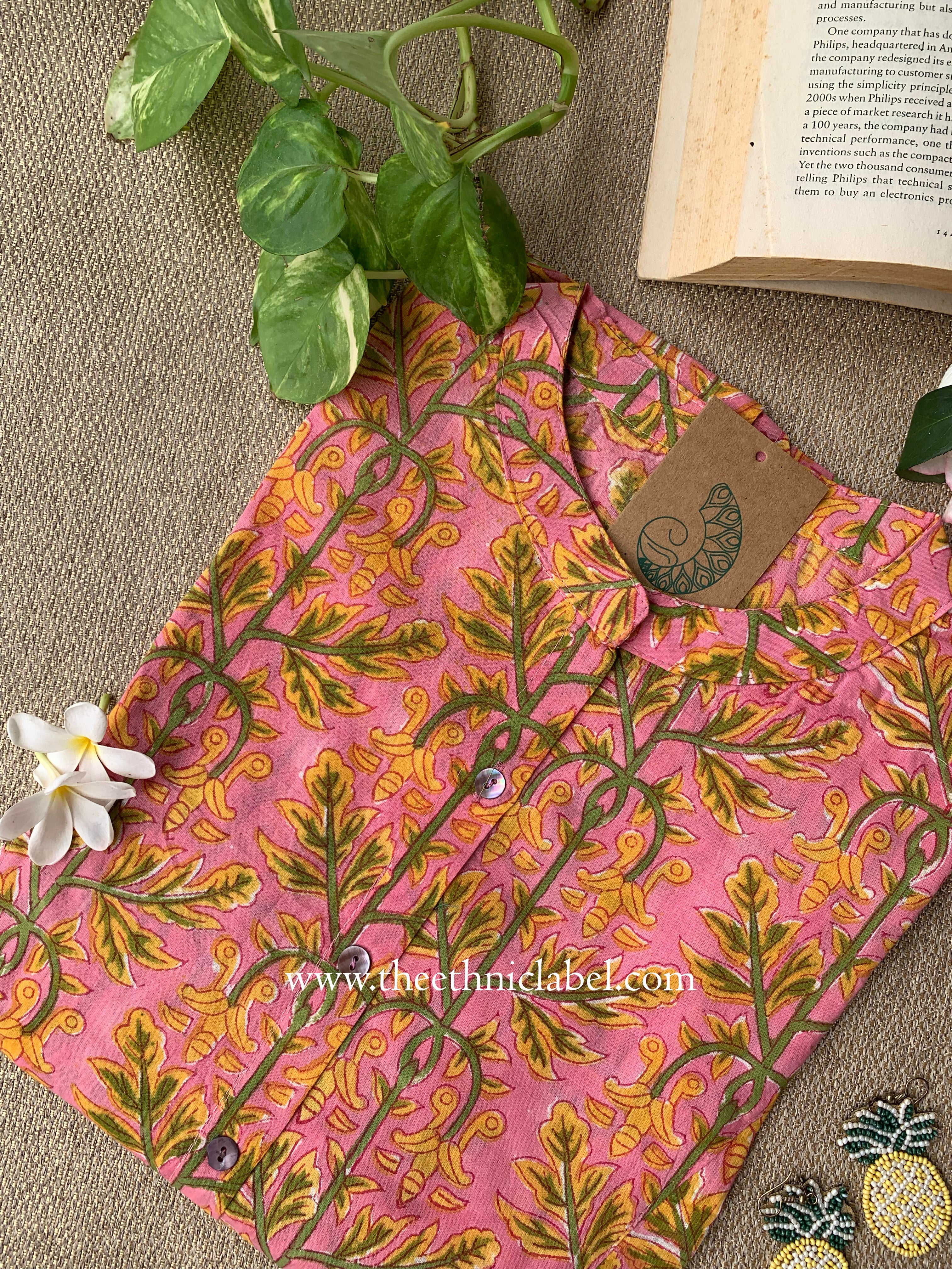Shikha Block Printed Cotton Short kurta