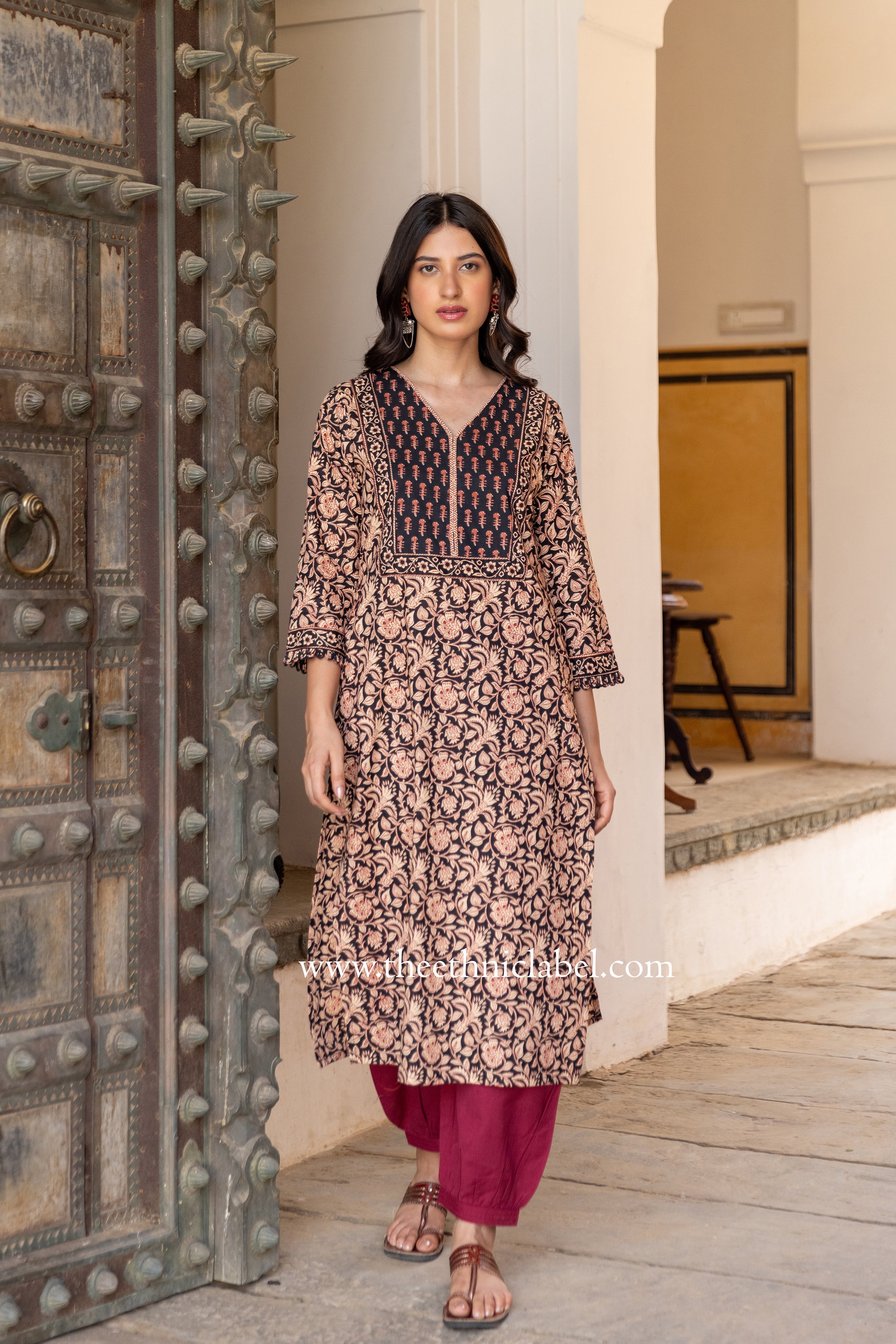 "Kaveri" Bagru Cotton kurta