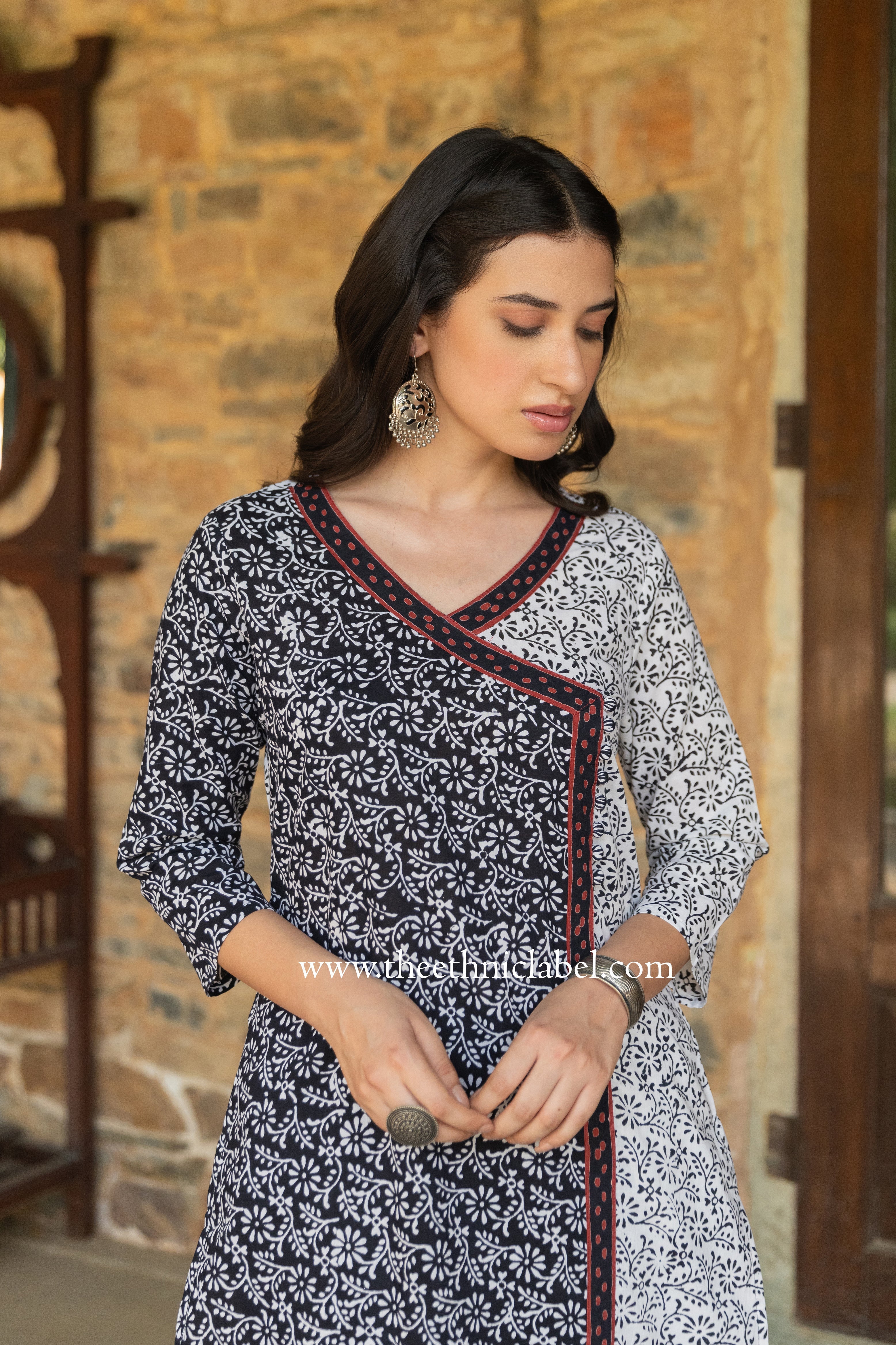 "Aaheli" Hand Block Printed Cotton kurta