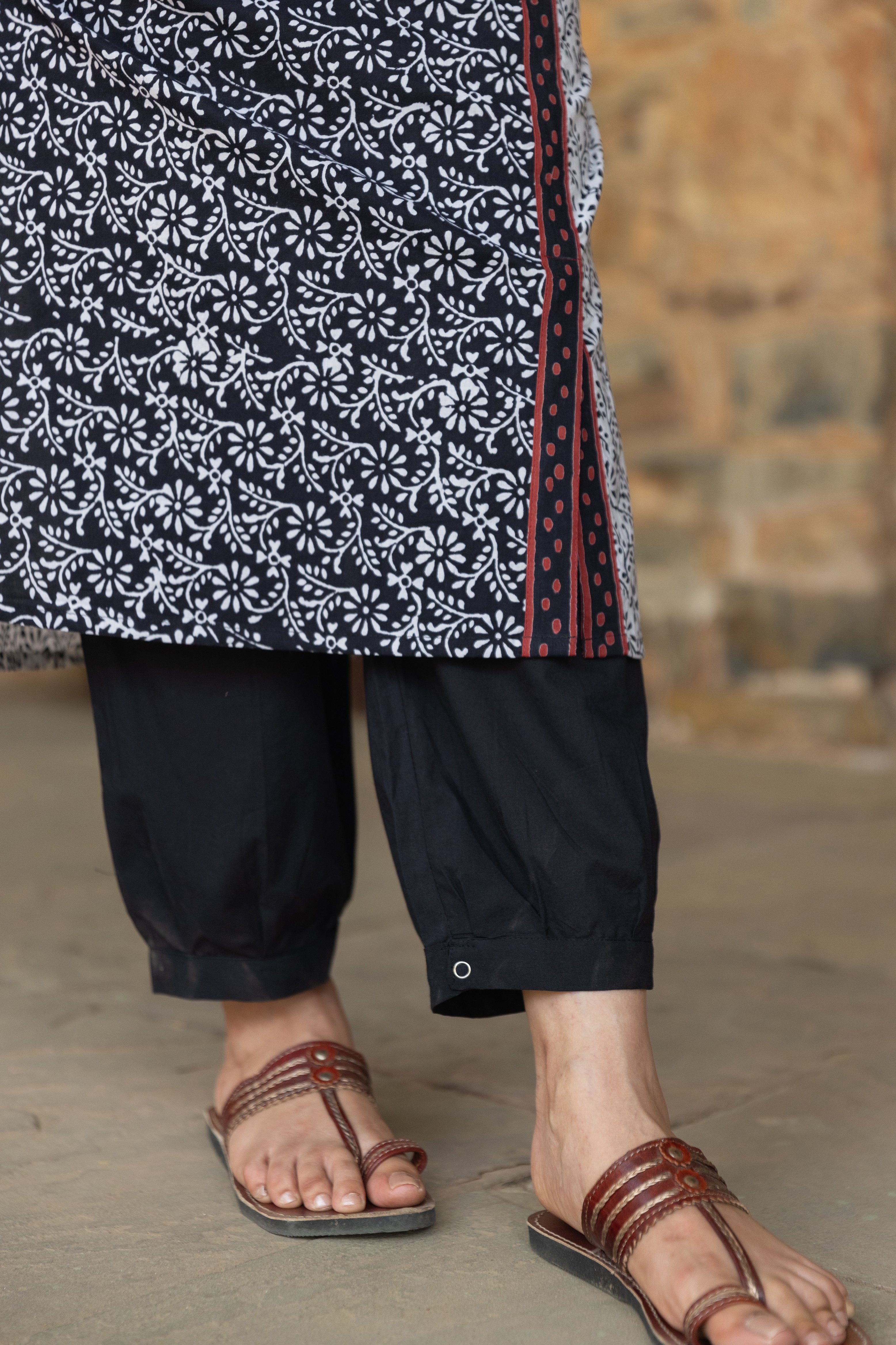 "Aaheli" Hand Block Printed Cotton kurta