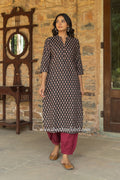 "Siddhi" Collared Cotton kurta