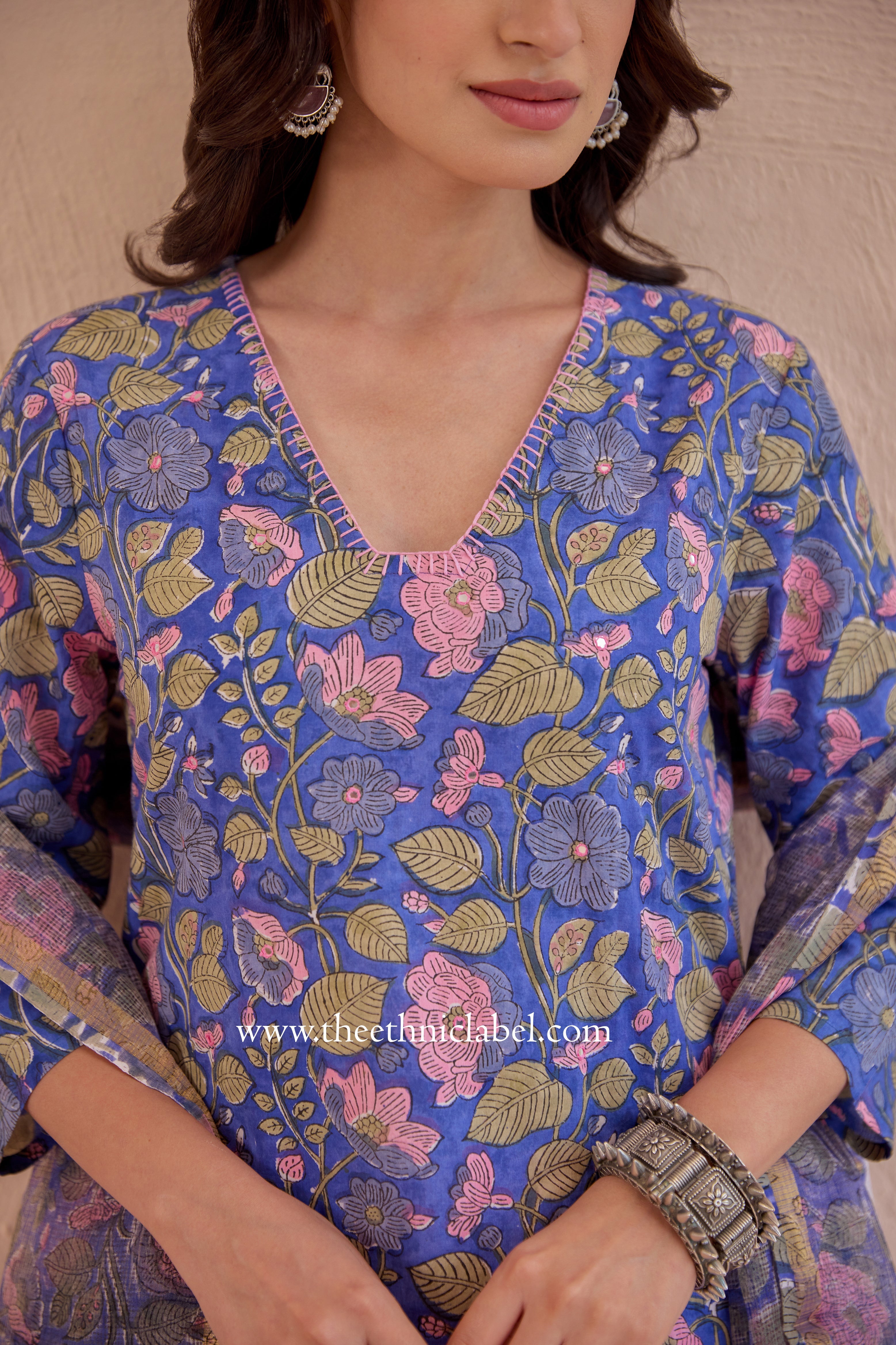 "Manasvi" Handwork Cotton kurta