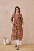 "Rukma" Hand Block Printed Cotton kurta