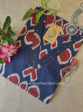 "Sifra" Blue Printed Cotton kurta