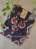 "Zariya" Black Printed Cotton kurta