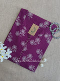 "Mudra" Magenta Cotton kurta - Big Size