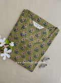 "Virasat" Hand Block Printed Green Cotton kurta