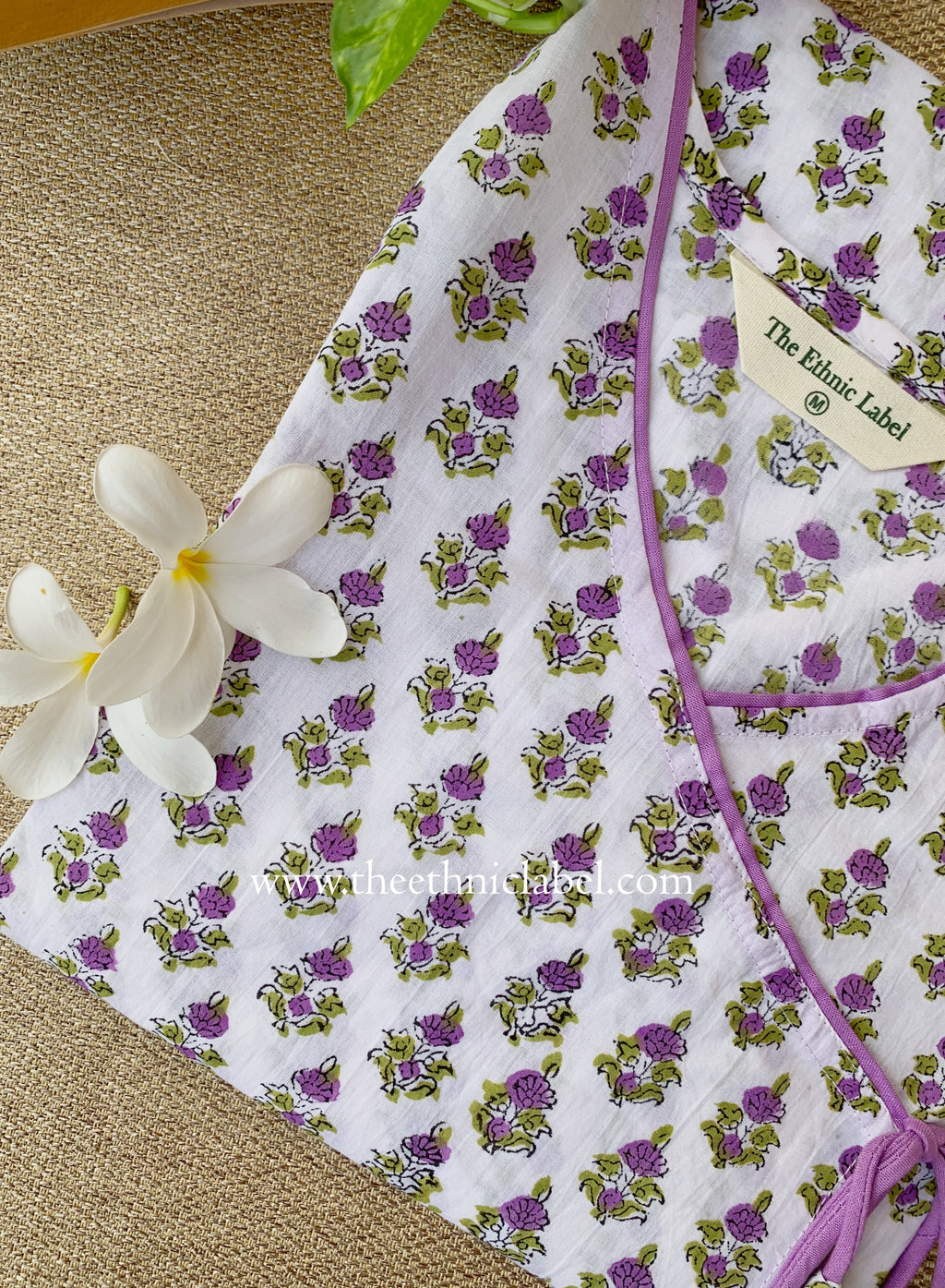 "Palaash" Hand Block Printed Cotton kurta