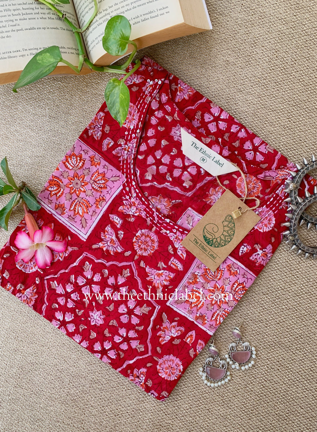 "Chhap" Hand Block Printed Cotton kurta