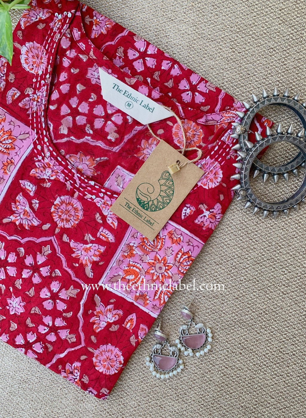 "Chhap" Hand Block Printed Cotton kurta