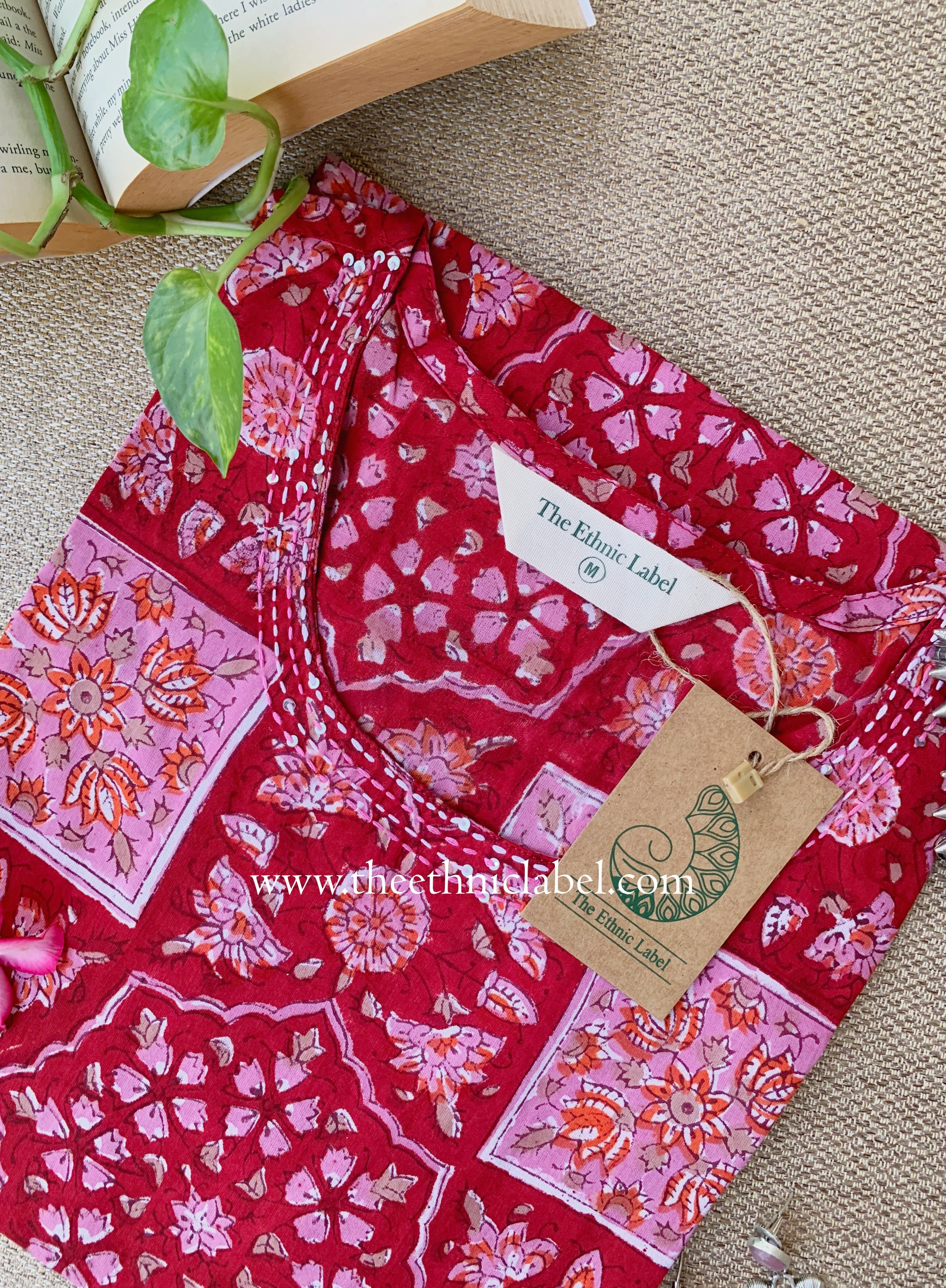 "Chhap" Hand Block Printed Cotton kurta
