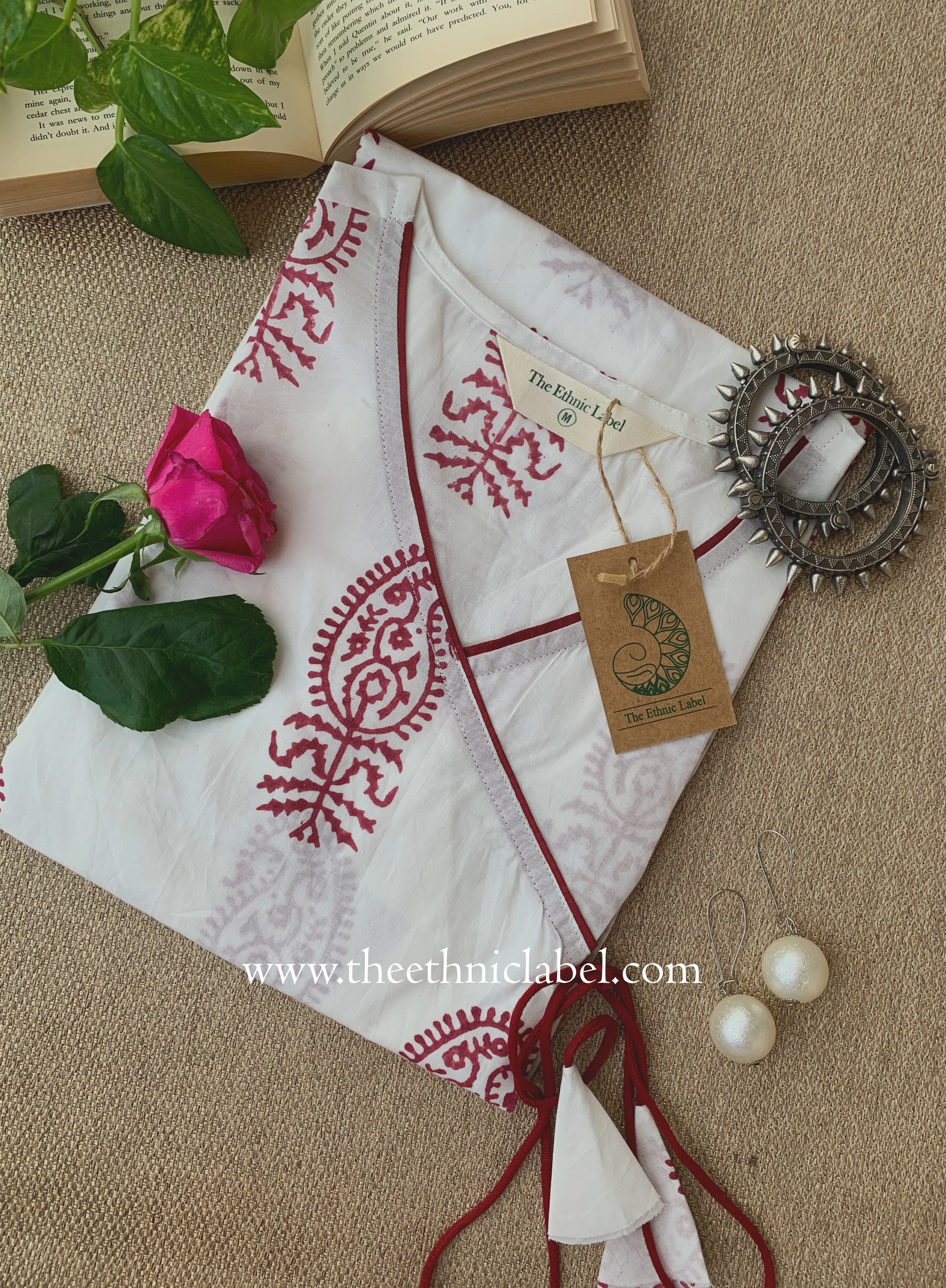 "Jahaan" Hand Block Printed Cotton kurta