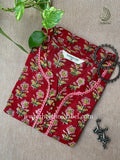 "Prachi" Hand Block Print Cotton kurta - 3XL